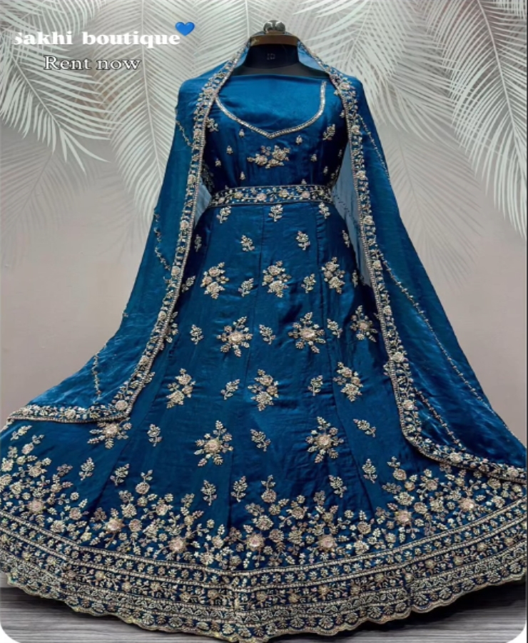 T blue jimmichu new 2 handwork shining fabric