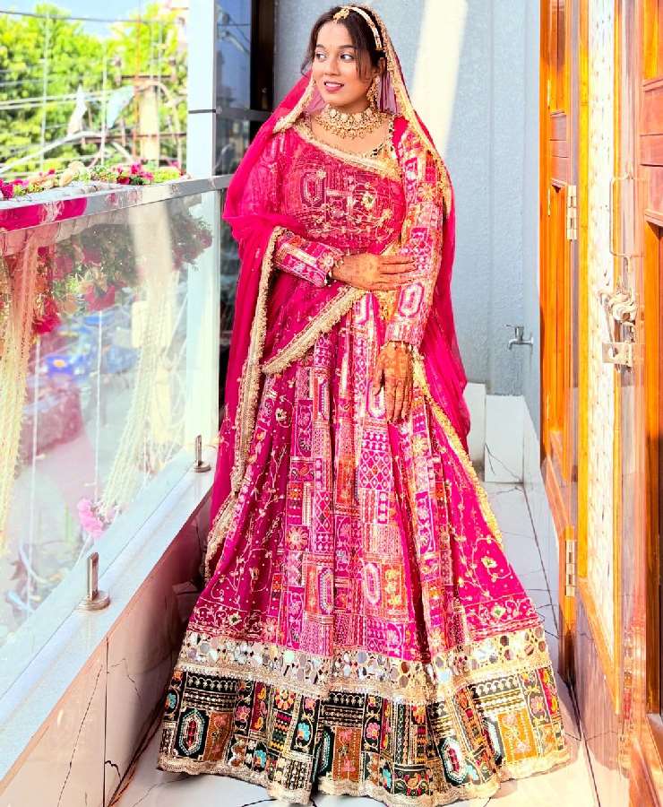 New red green Rajwadi lahanga